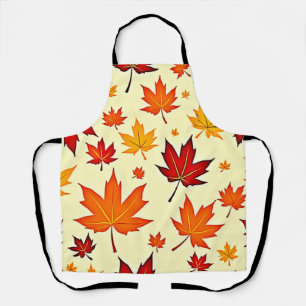 Tablier Conception sans couture de feuillage d'automne