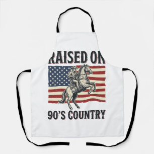 Tablier Conçu pour Chemise Western Cowboy Country 90s_