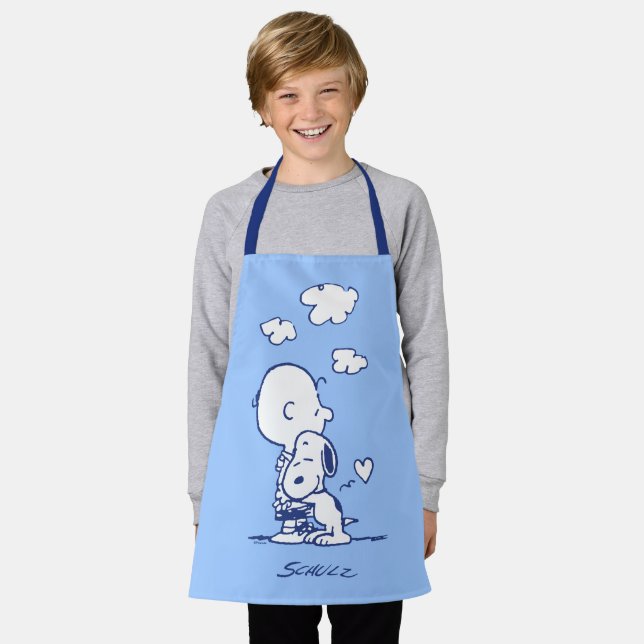 Tablier Confort et sécurité | Charlie & Snoopy Hug (Porté)