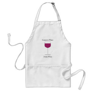 Tablier Conservez le vin de boissons de l'eau