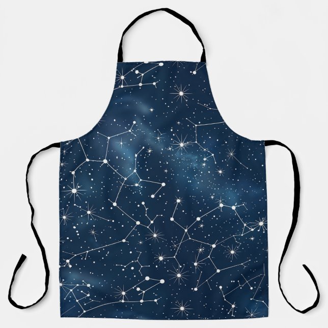 Tablier Constellation céleste - Nuit étoilée (4) (Recto)