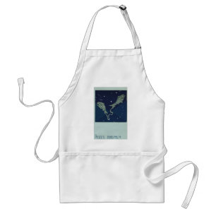 Tablier Constellation de poissons des Poissons Zodiaque As