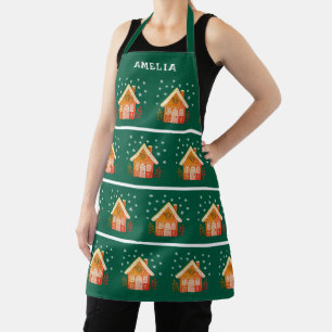 Tablier Cookhouse Snowflakes Famille Noël
