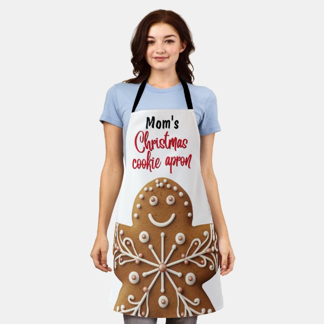 Tablier Cookie de Noël personnalisé (Porté)