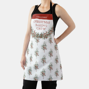 Tablier Cookie de Noël personnalisé Crew Cuisine personnal