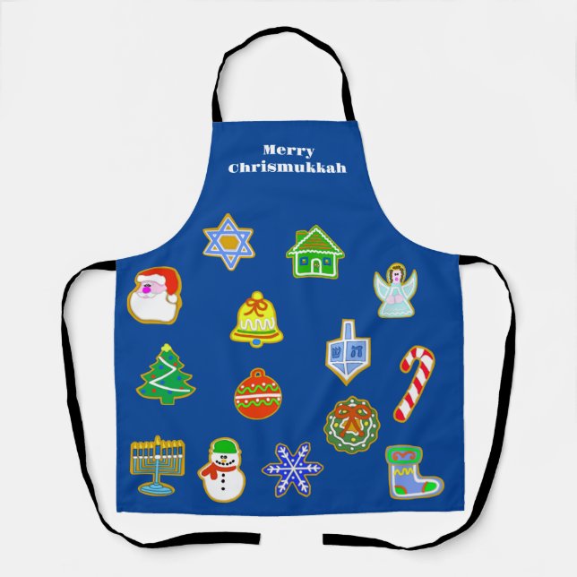 Tablier Cookies de Noël Chrismukkah Apron (Recto)