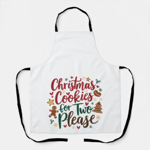 Tablier Cookies de Noël pour deux s'il vous plaît Grossess