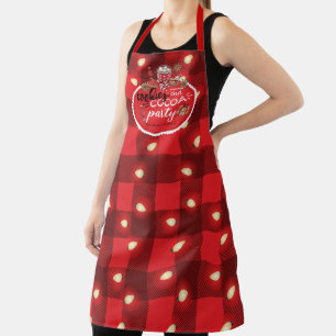 Tablier Cookies personnalisés et fête de Noël au cacao