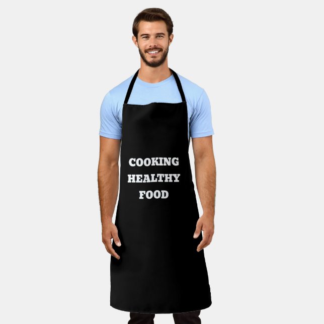Tablier Cooking healthy food (Porté)