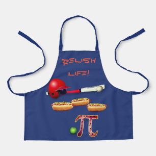 Tablier Cookout Barbeque Baseball Hotdogs Appie Pie Apron