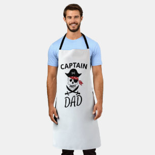 Tablier Cool BBQ Lover Griller Capitaine Papa Maman Funny 