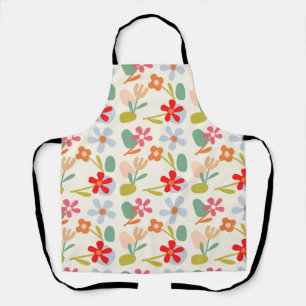 Tablier Cool D'Apparence Florale Abstraite