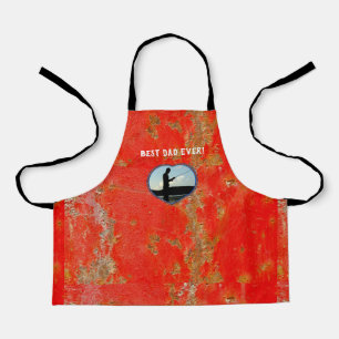 Tablier Cool Meilleur Papa Jamais Vintage Voiture Rouge