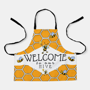 Tablier Cool & Mignonne Bienvenue À Notre Bee Hive