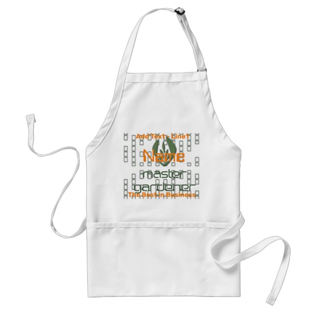 Tablier Cool personnalisé Master Gardener Apron (Devant)