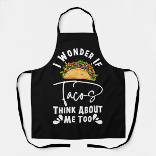Tablier Cool Taco Art Pour Hommes Femmes Tacos Mexicain Fi
