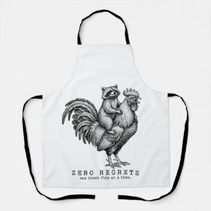 Tablier Coq Raton Laveur Drôle Cadeau Vintage