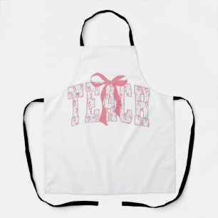 Tablier Coquette Bow Pencil Design Enseignants Enseignants