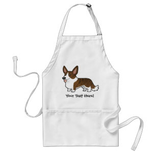 Tablier Corgi de Gallois de cardigan de bande dessinée