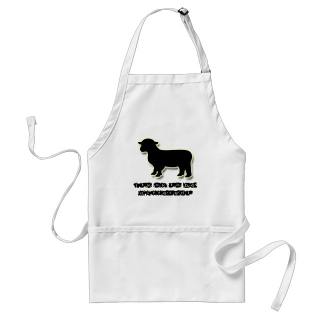 Tablier Correct pour être un mouton noir différent (Devant)