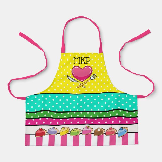 Tablier Correspondance de belles tartes APRON (Recto)