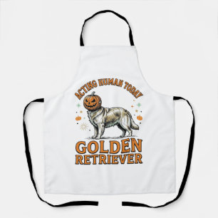 Tablier Costume de chien Citrouille de Halloween pour Gold