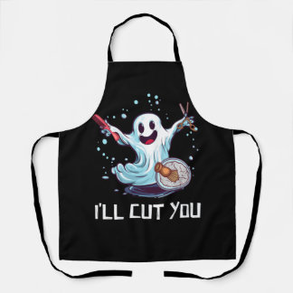 Tablier Costume d'Halloween Coiffeur Fantôme coiffeur I