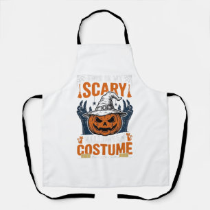 Tablier Costume d'Halloween effrayant Chapeau de sorcière 
