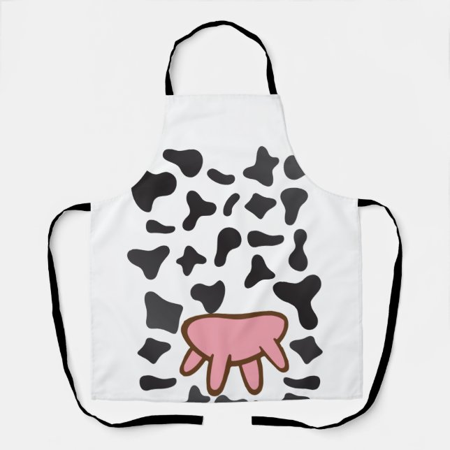 Tablier Costume Vache Utters Halloween Agriculture (Recto)