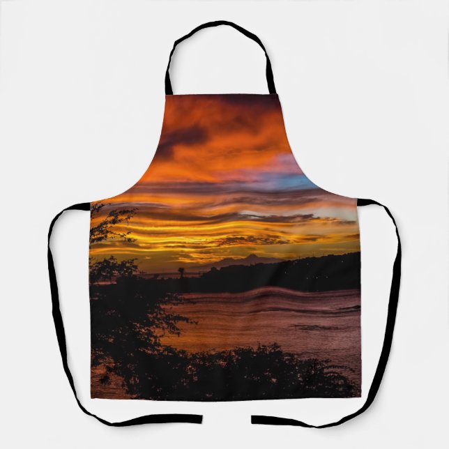 Tablier Coucher de soleil à Praia, Cap Vert (Recto)