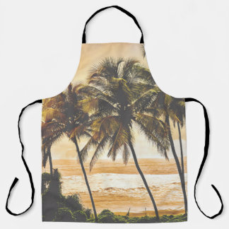 Tablier Coucher de soleil sur les palmiers : Goa Vintage