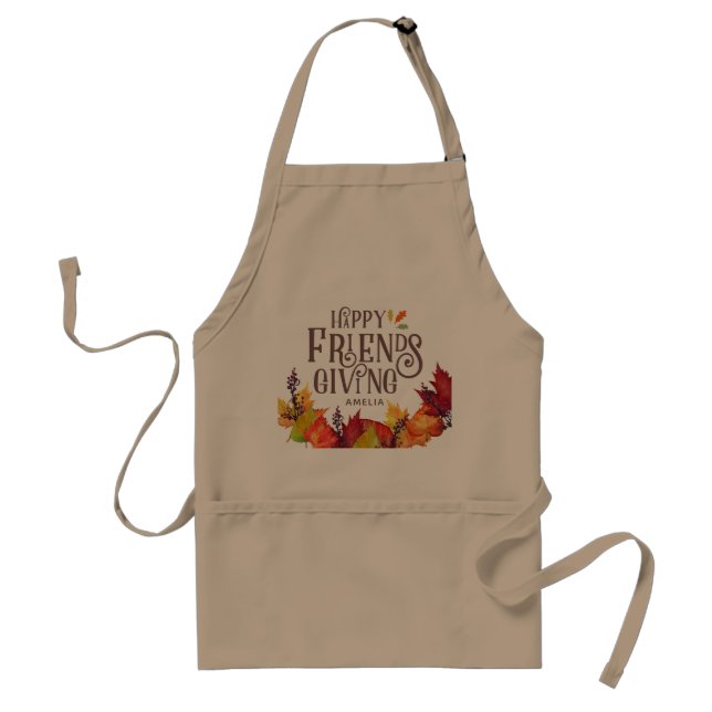 Tablier Couleur de l'automne | Adulte Amical Adulte Apron (Devant)