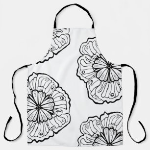 Tablier Couleur de votre conception de fleurs d'apron