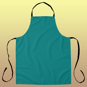 Tablier Couleur solide turquoise Classique Élégant