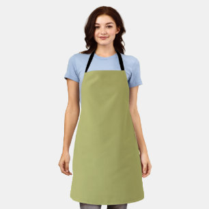 Tablier Couleur solide vert olive