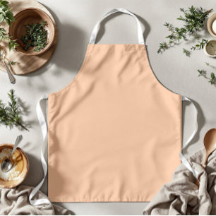 Tablier Couleur tendance Peach Fuzz Solid Color Élégant