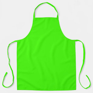 Tablier Couleur unie néon vert Arlequin