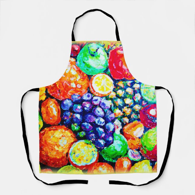 Tablier Couleur vibrante des fruits. Commandez dès mainten (Recto)