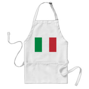 Tablier Couleurs du drapeau italien vert blanc et rouge