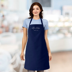 Tablier Couleurs personnalisées modifiables Script moderne