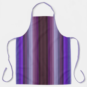 Tablier Couleurs violettes colorées de l'année rayures