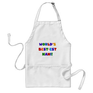 Tablier Couleurs vives Meilleurs T-shirts et cadeaux Nani