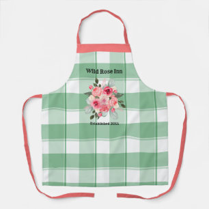 Tablier Country En vichy Wild Roses B & B Custom Farmhouse