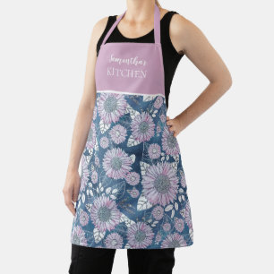 Tablier Country Sunflower Nom de la femme Apron