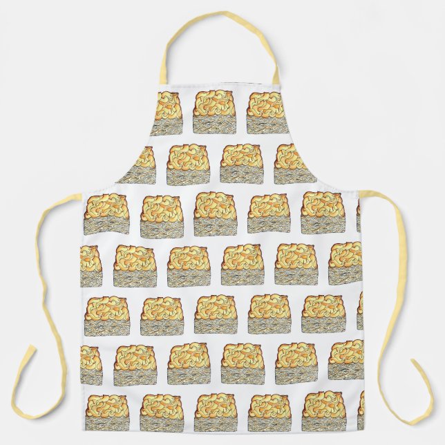 Tablier Coupe de Kugel Oeuf Juif nouille Casserole (Recto)