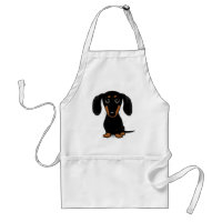 Coupe noire et Tan Dachshund avec texte personnali