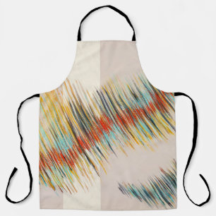 Tablier Courbes irrégulières Art Peinture Abstraite