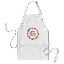 Tablier Couronne de Thanksgiving fleurie festive reconnais