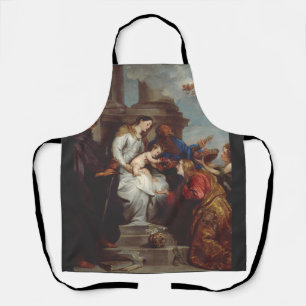 Tablier Couronnement de sainte Rosalie par Antoine van Dyc