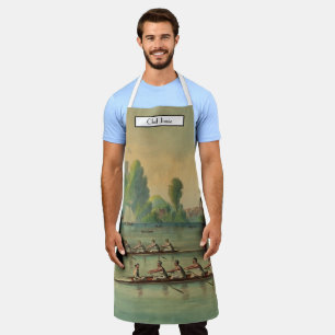 Tablier Course de bateau de course de l'équipage vintage R